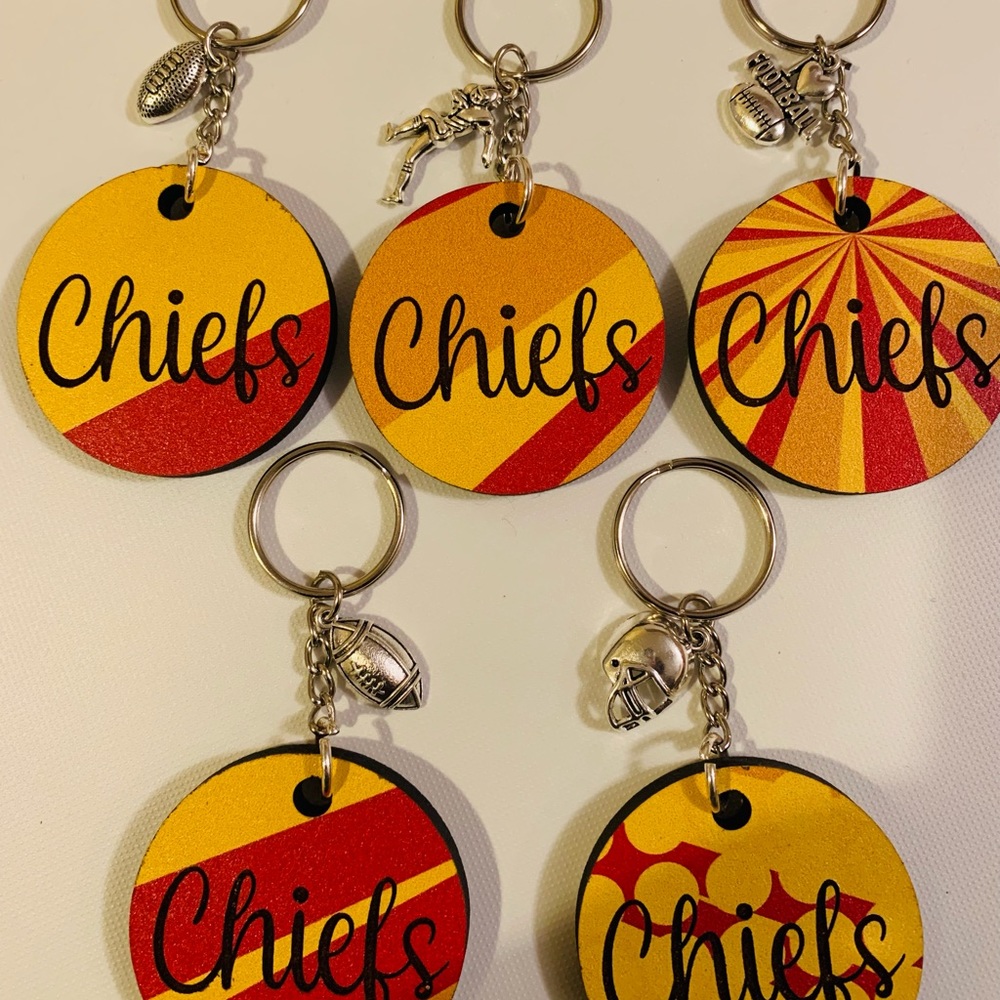 Kansas City Chiefs Keychains! - Picture 2 of 3